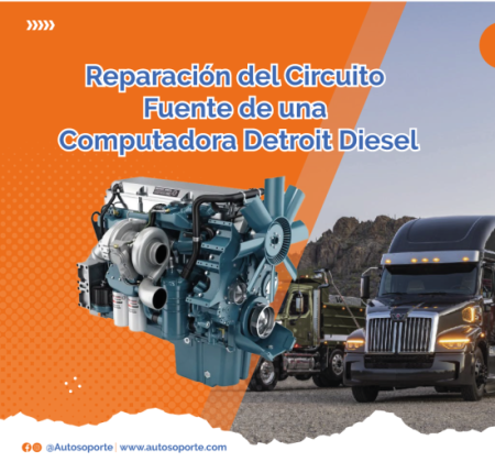 Reparacion del Circuito fuente de una computadora Detroit Diesell