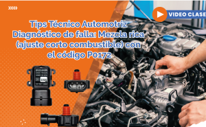TecnicoAutomotrizDiagnosticodefalla Mezcla rica ajuste corto combustible con el codigo P0172f