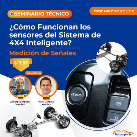 Seminario técnico: ¿Cómo Funcionan los sensores del Sistema de 4X4 Inteligente ? | Medición de Señales